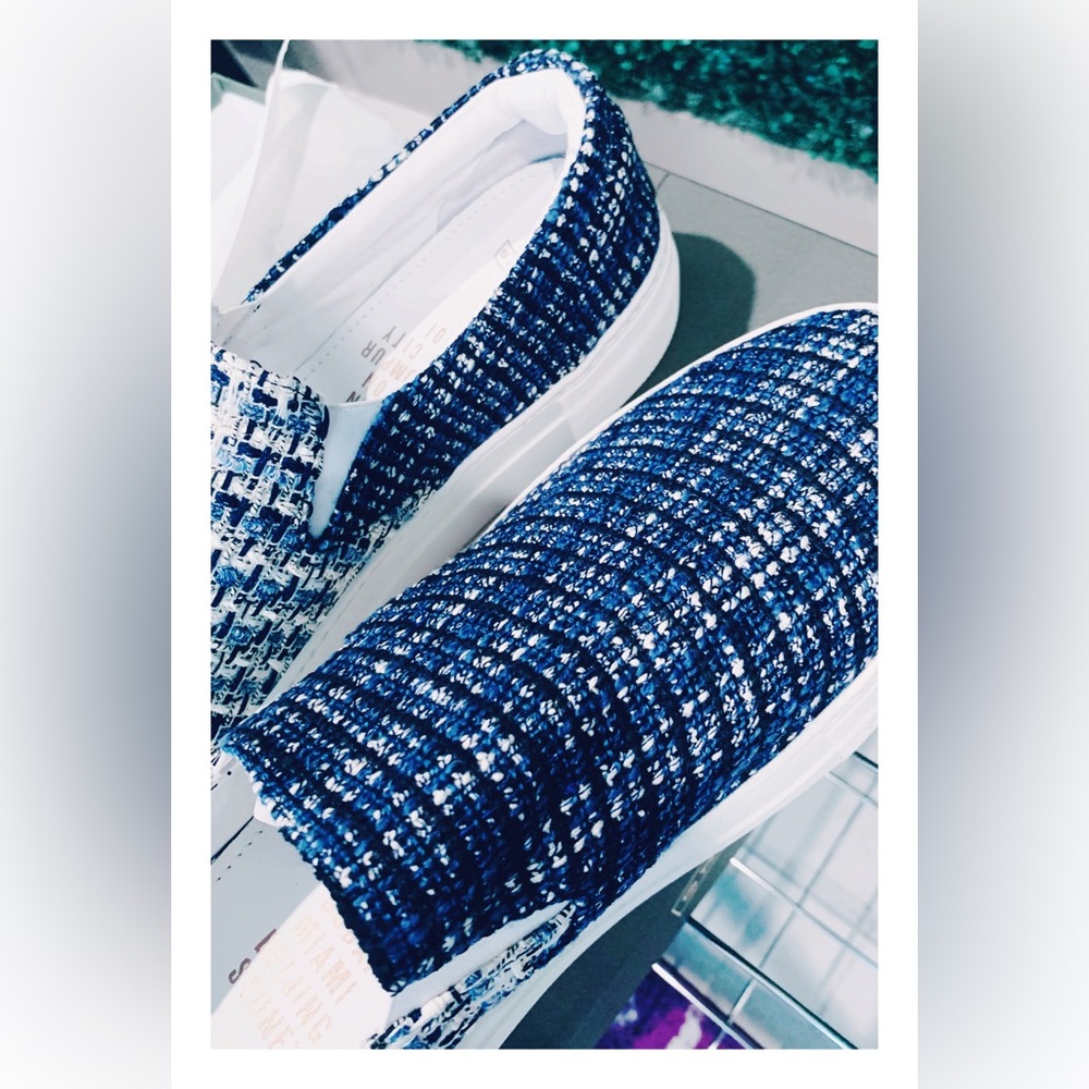 Greats Wooster x Lardini Collection Slip-On Limited Sneaker White/Blue, Size 13 - Picture 11 of 16